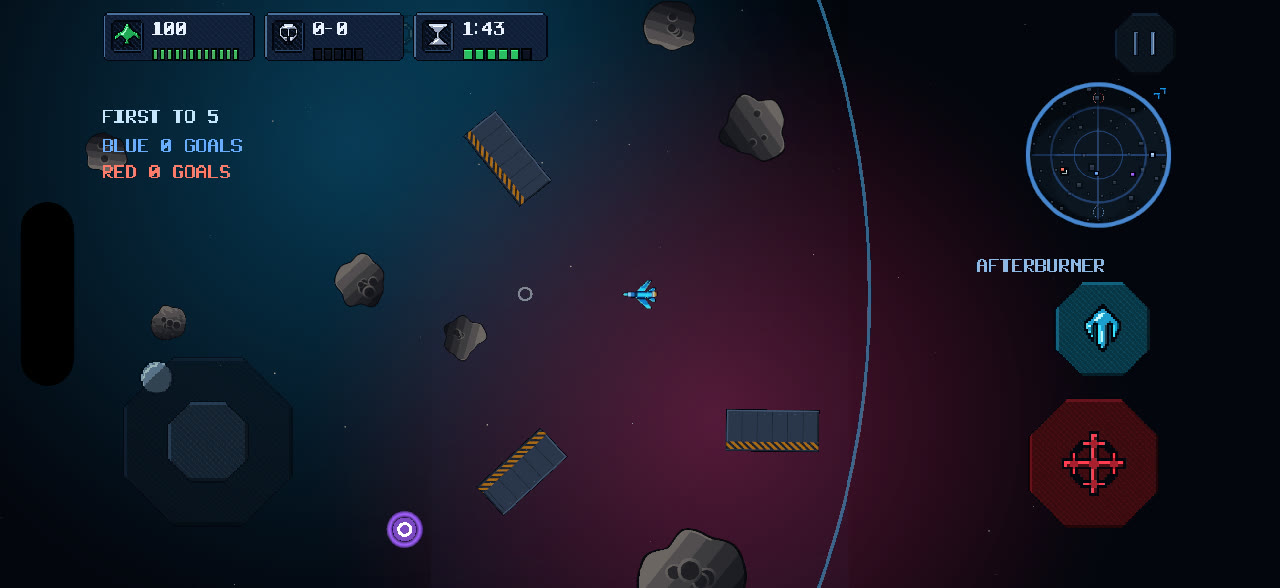 StarBall played in landscape